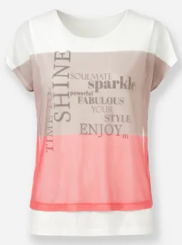 heine Print-Shirt ecru-sesam-bedruckt – Produktbild 1 von 1
