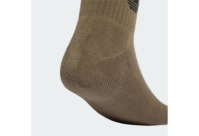 adidas Originals adidas Originals Socken MID CREW SOCKEN, 3 PAAR (1-Paar), Beige|grün, – Produktbild 2 von 3