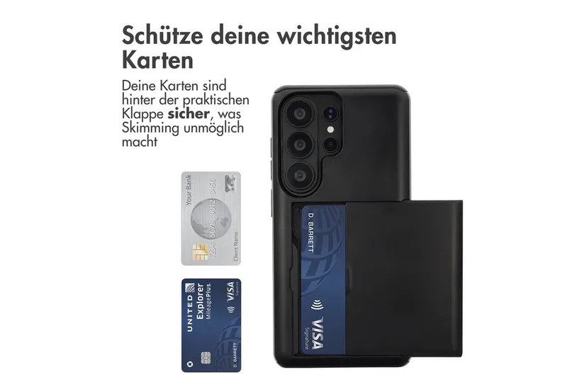 imoshion imoshion Backcover imoshion Backcover mit Kartenfach Samsung Galaxy S26 Ultra, Schwarz, – Produktbild 3 von 6