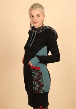 Die rote Zora Die rote Zora Hoodiekleid mit Taschen – Produktbild 1 von 1