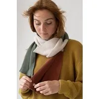 TIRALAHILACHA TIRALAHILACHA Tayo chunky wool scarf, Beige, – Produktbild 1 von 1