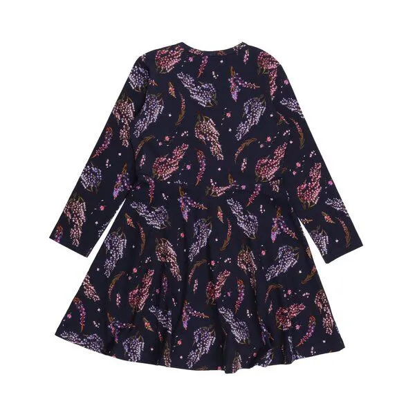 Walkiddy Walkiddy Heide Bio-Baumwollkleid Blau - Kindermode, Nachhaltig & GOTS-Zertifiziert, Blau, – Produktbild 2 von 3