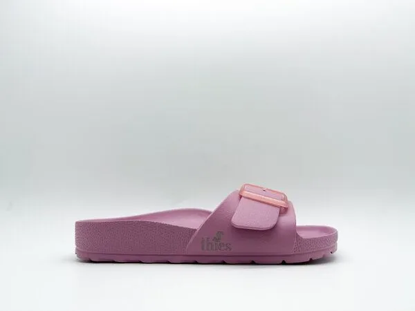 thies Vegane Ecofoam Strap Sandale von thies ® aus recyceltem EVA, Malva, – Produktbild 2 von 4