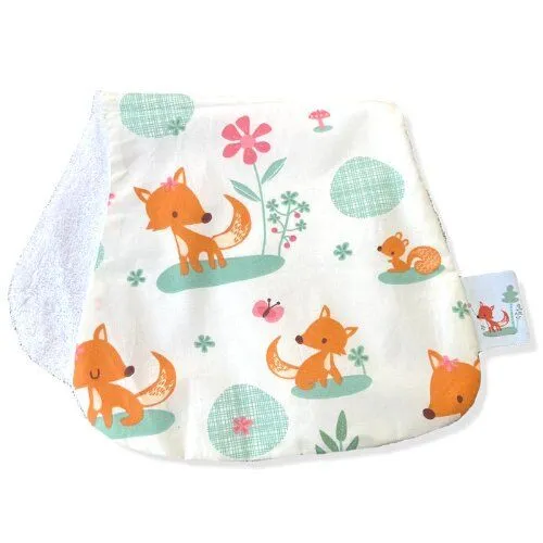 Millemarille Millemarille Spucktuch antibakteriell Bambussfrottee, Sweet foxes, – Produktbild 2 von 3