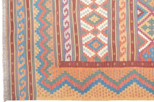 Rugtales Sumak Sirdjan „Rugtales“ aus Schurwolle, 156x234 cm, Bunt, – Produktbild 4 von 4