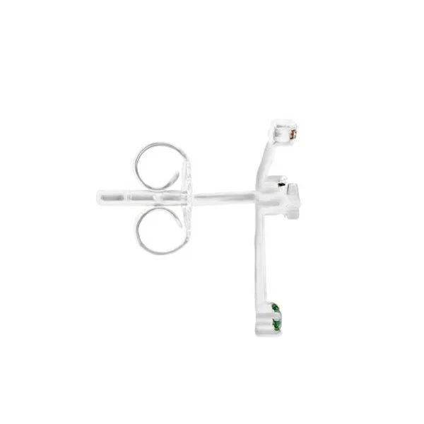 Eppi Eppi Goldener Ohrring mit Sternzeichen Taurus, Weiss, – Produktbild 2 von 2
