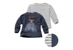 People Wear Organic People Wear Organic Langarmshirt im Doppelpack, aus Bio Baumwolle – Produktbild 1 von 1