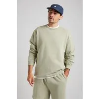 Trendsplant Trendsplant Herren vegan Sweatshirt Essential In Sunwashed Optik Seegras, Hellgrün, – Produktbild 1 von 1