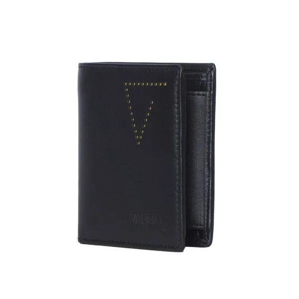 Vargu Vargu Echtleder Geldbörse PEK 1, Black, – Produktbild 2 von 4