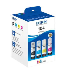 Epson Epson Tinten 104 schwarz, cyan, magenta, gelb, 4er-Set – Produktbild 1 von 1
