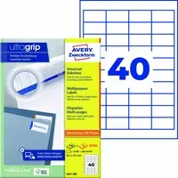 Avery Zweckform 8.800 Zweckform Etiketten '3657' 48,5 x 25,4 mm, A4 – Produktbild 3 von 3