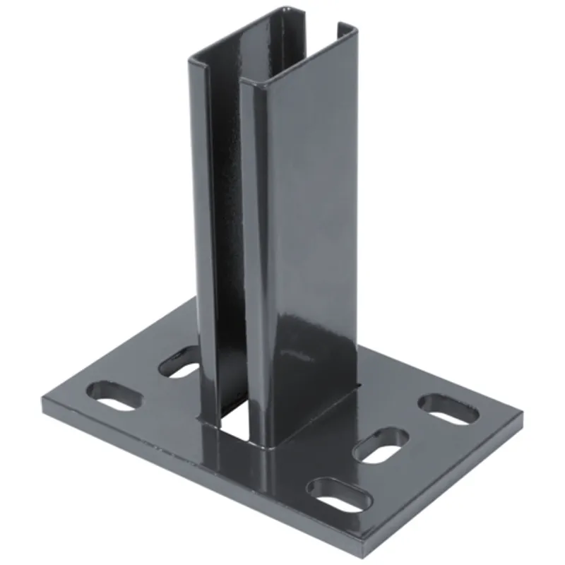 Alberts ALBERTS Pfostenträger für Zaunpfosten Doppelstab-Gittermatten, anth., z.Aufschraub., 150x100 – Produktbild 1 von 1