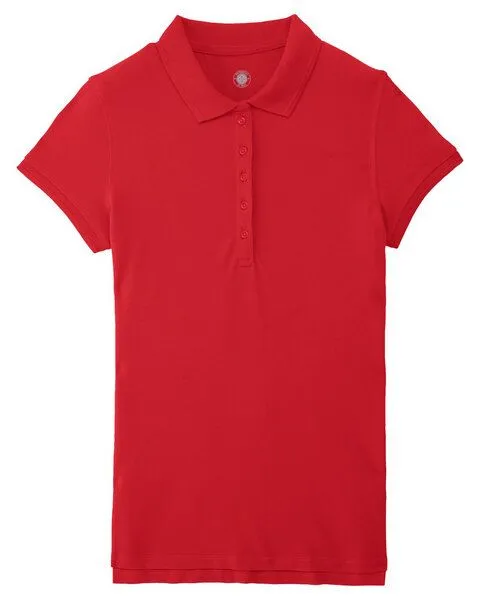 University of Soul University of Soul Damen Poloshirt aus Bio-Baumwolle "Lyn", Rot, – Produktbild 1 von 2