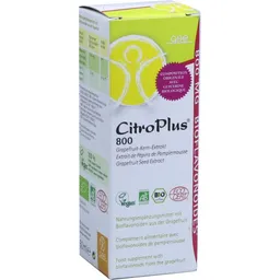 GSE Vertrieb Biologische Nahrungsergänzungs- & Heilmittel CITROPLUS 800 Bio Grapefruit Kern Extrakt Liquidum 50 ml Liquidum – Produktbild 1 von 1