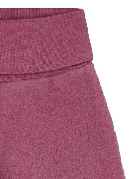 loud + proud loud + proud Babys & Kinder Wollfleece-Hose, GOTS-zertifiziert, Grape(rosa), – Produktbild 1 von 3