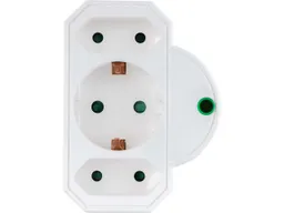 REV Steckdosenadapter mit Überspannungsschutz 2+1 – Produktbild 1 von 1