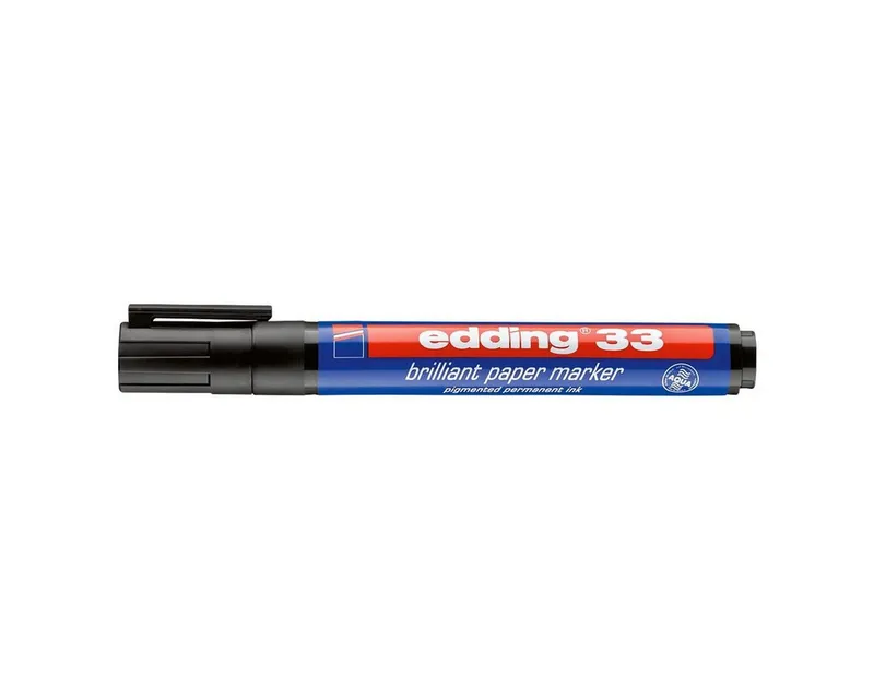 Edding Edding Pigmentmarker "33" schwarz – Produktbild 7 von 8