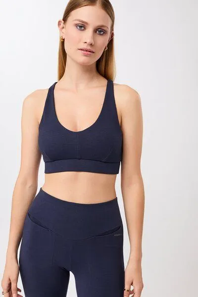 mandala Mandala Rib Bra, Night-sky (blau), – Produktbild 1 von 4