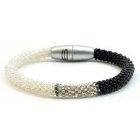 Sakiba Sakiba Armband Svelte Tricolor, Schwarz-weiß, – Produktbild 1 von 1