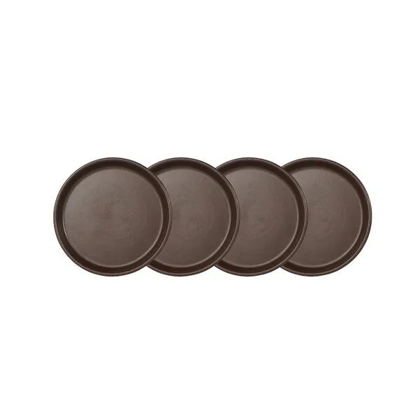 Originalhome Originalhome ReClay Dessertteller – 4er-Set, Nachtbraun, – Produktbild 4 von 4
