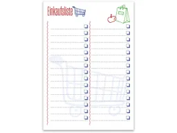 Staufen Staufen Einkaufsliste aus Recyclingpapier DIN A5, 52 Blatt, 90 g/m² – Produktbild 1 von 1