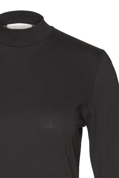 Wunderwerk Wunderwerk Damen Langarmshirt "Turtleneck tee 1/1", Schwarz, – Produktbild 3 von 3