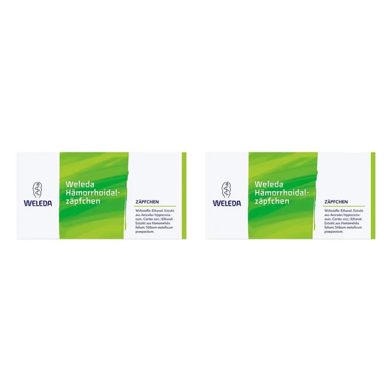 Weleda Hämorrhoidal Zäpfchen – Produktbild 2 von 3