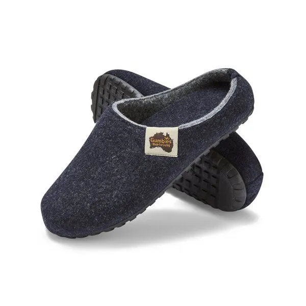 Gumbies Gumbies Slipper, Navy-Grey - Hausschuhe für Herren – Produktbild 1 von 4