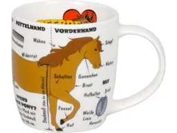 Könitz Könitz Kinder-Tasse "Kid´s Wissen Pferde" 230 ml aus Porzellan – Produktbild 1 von 1