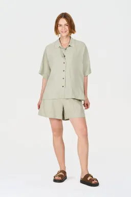 KOMODO KOMODO Damen vegan Hemd Kimono Weiches Salbei – Produktbild 1 von 1