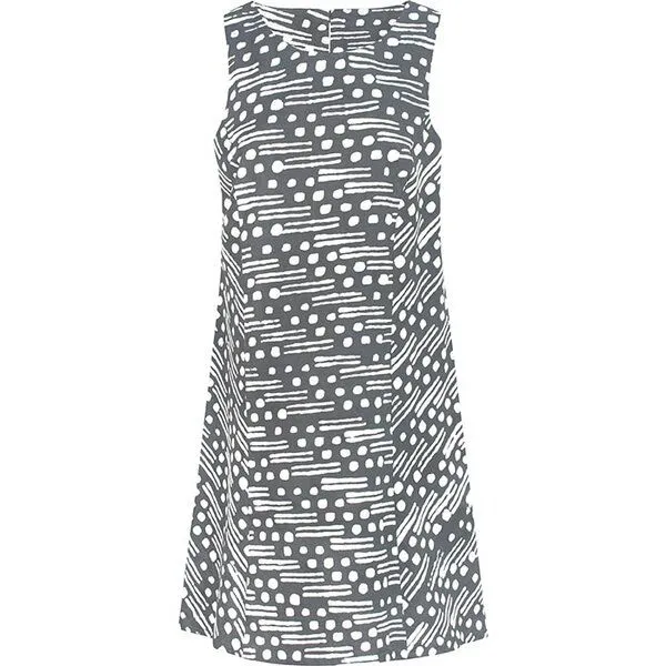 Global Mamas Global Mamas Bio Kleid - Boardwalk - Canopy, Grau (morse code), – Produktbild 1 von 4