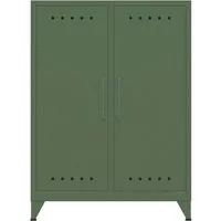 Bisley BISLEY Sideboard "Fern" 2 Fachböden, B80xT40xH110cm, olivgrün – Produktbild 1 von 1