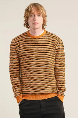 KOMODO KOMODO Herren vegan Pullover Kai Schwarz & Gold – Produktbild 1 von 1