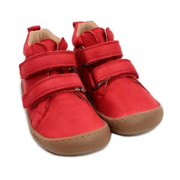 Pololo Pololo Barfuß-Halbschuh "ECO" aus pflanzlich gegerbtem Leder, unisex, Gr. 22-34, Rot, – Produktbild 1 von 4