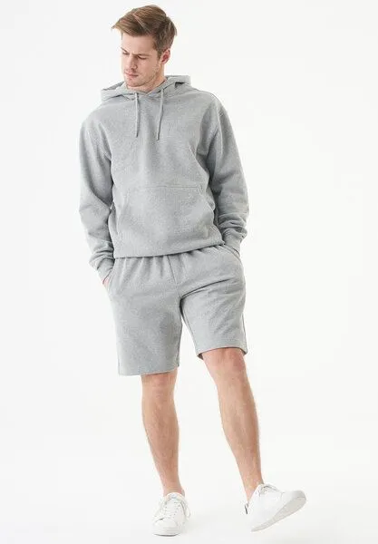 ORGANICATION ORGANICATION ESSENTIALS-SHADI- Shorts aus Bio-Baumwolle, Grey melange, – Produktbild 2 von 3