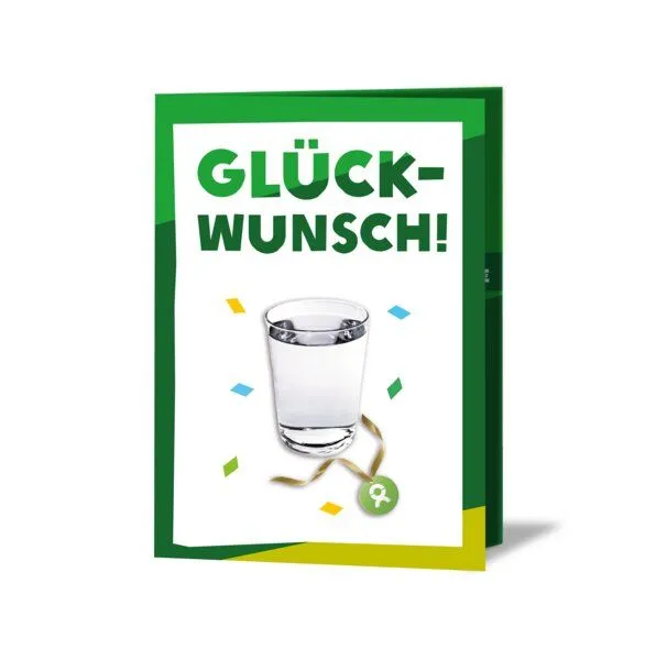 OxfamUnverpackt OxfamUnverpackt Spenden-Geschenk "Trinkwasser für 50 Menschen" (Glückwunschkarte mit Magnet) – Produktbild 2 von 2