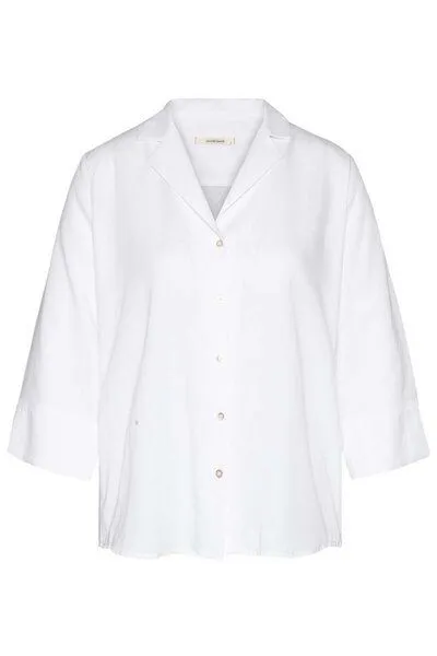 Wunderwerk Wunderwerk Damen Bluse aus Tencel "Revers blouse TENCEL", Weiß (white 100), – Produktbild 2 von 3