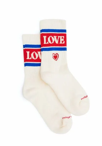 Natural Vibes Natural Vibes Tennissocken 2 PACK | GOTS | Herren Damen Socken | Love – Produktbild 4 von 4