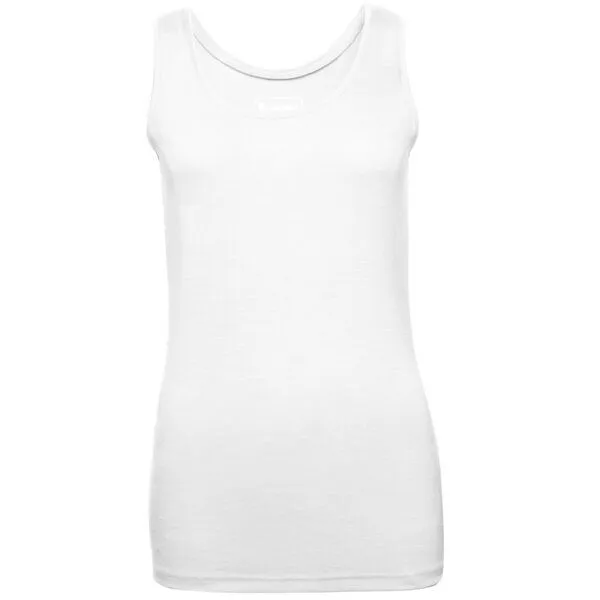Kaipara - Merino Sportswear Kaipara - Merino Sportswear URBAN Merino ärmelloses Unterhemd Damen Slimfit 200, White, – Produktbild 1 von 2