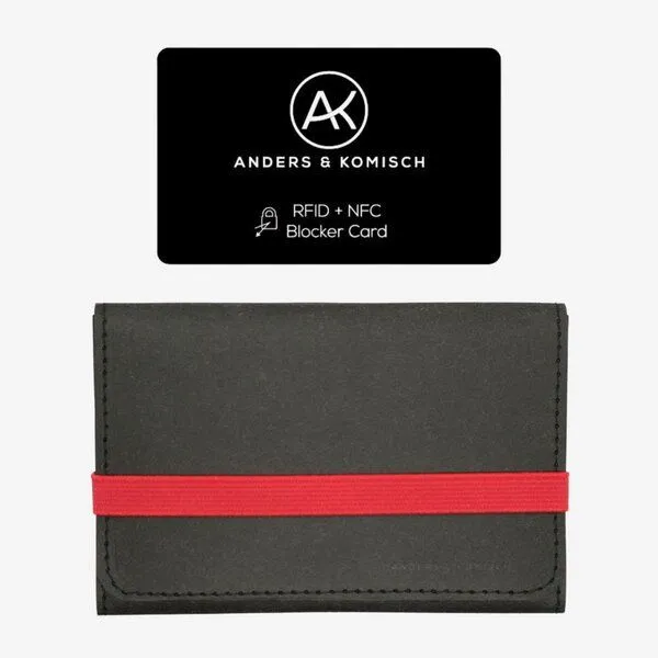 ANDERS & KOMISCH ANDERS & KOMISCH Mittelgroßes Portemonnaie mit RFID Schutz - KOMPAKT, Rot, – Produktbild 1 von 6