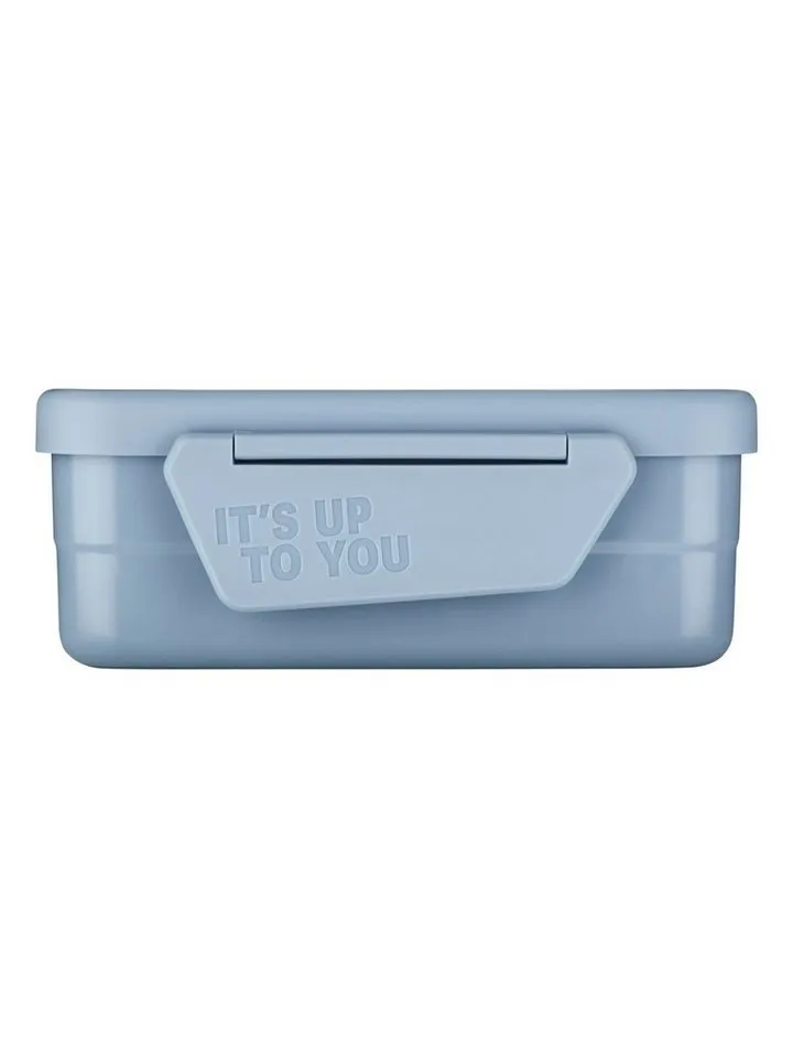 Satch Satch Lunchbox Edelstahl Brotdose, Edelstahl, (Edelstahl Brotdose, 3-tlg., 1x Brotdose, 1x Trennfach), spülmaschinengeeignet bis 45 Grad, Handwäsche empfohlen, Blau, – Produktbild 2 von 3