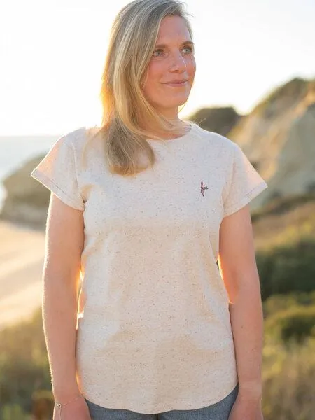 FUXBAU FUXBAU Frauen fux T-Shirt - highlights beige, Highlights beige, – Produktbild 3 von 4