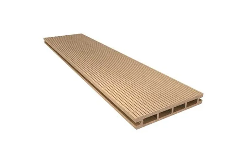 woodstore24 woodstore24 Resysta Terrassendiele, 140 x 20 mm, in Länge 4 m einseitig geriffelt / glatt, gebürstet, mit seitl. Nut – Produktbild 1 von 1