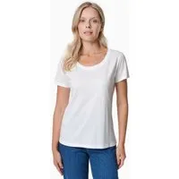 ORGANICATION ORGANICATION TIJEEN | T-Shirt aus TENCEL Modal und Bio-Baumwolle, Off white, – Produktbild 1 von 1