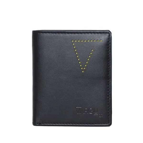 Vargu Vargu Echtleder Geldbörse PEK 1, Black, – Produktbild 1 von 4
