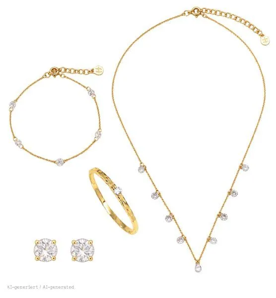 fejn jewelry fejn jewelry Schmuck-Adventskalender 'the sparkle edition', Gold, – Produktbild 2 von 4