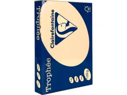 Clairefontaine 250 Blatt Clairfontaine Farbiges Kopierpapier 'Trophee' 120 g/m², DIN A4, chamois – Produktbild 1 von 1