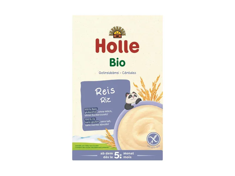 Holle Holle Bio-Babybrei Reisflocken (glutenfrei) 250 g – Produktbild 2 von 2