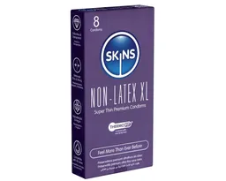 Skins Skins XXL-Kondome Non-Latex XL Packung, 8 St., extra große Kondome, hypoallergenes und latexfreies Material – Produktbild 1 von 1