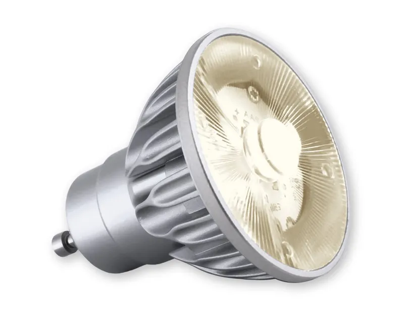 Soraa LED-Leuchtmittel Soraa Brilliant HL - MR16 GU10 - High Lumen LED - 7.5Watt, 10°, GU10, Warmton - wie Glühlampe, Hoher Farbwiedergabeindex CRI90+, hohe Effizienz, Silberfarben, – Produktbild 2 von 4